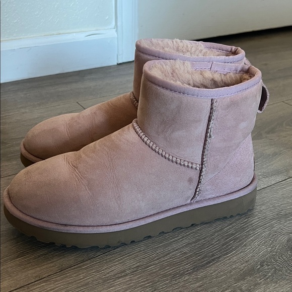 UGG Blush Suede Ankle Boots - Picture 4 of 6